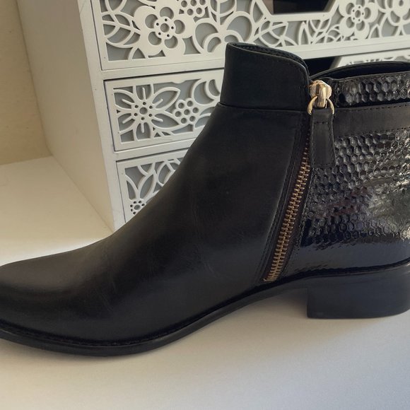 Reiss Black Ankle Boot - Picture 3 of 6